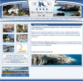 L'hotel sorge in un fantastico anfiteatro naturale, immerso nel verde, ad appena 150 mt dal mare. A Castro (Le)