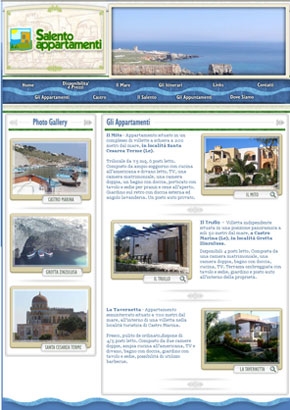 Affittiamo confortevoli appartamenti a pochi metri dallo splendido mare salentino, a Castro Marina e Santa Cesarea Terme (Le)